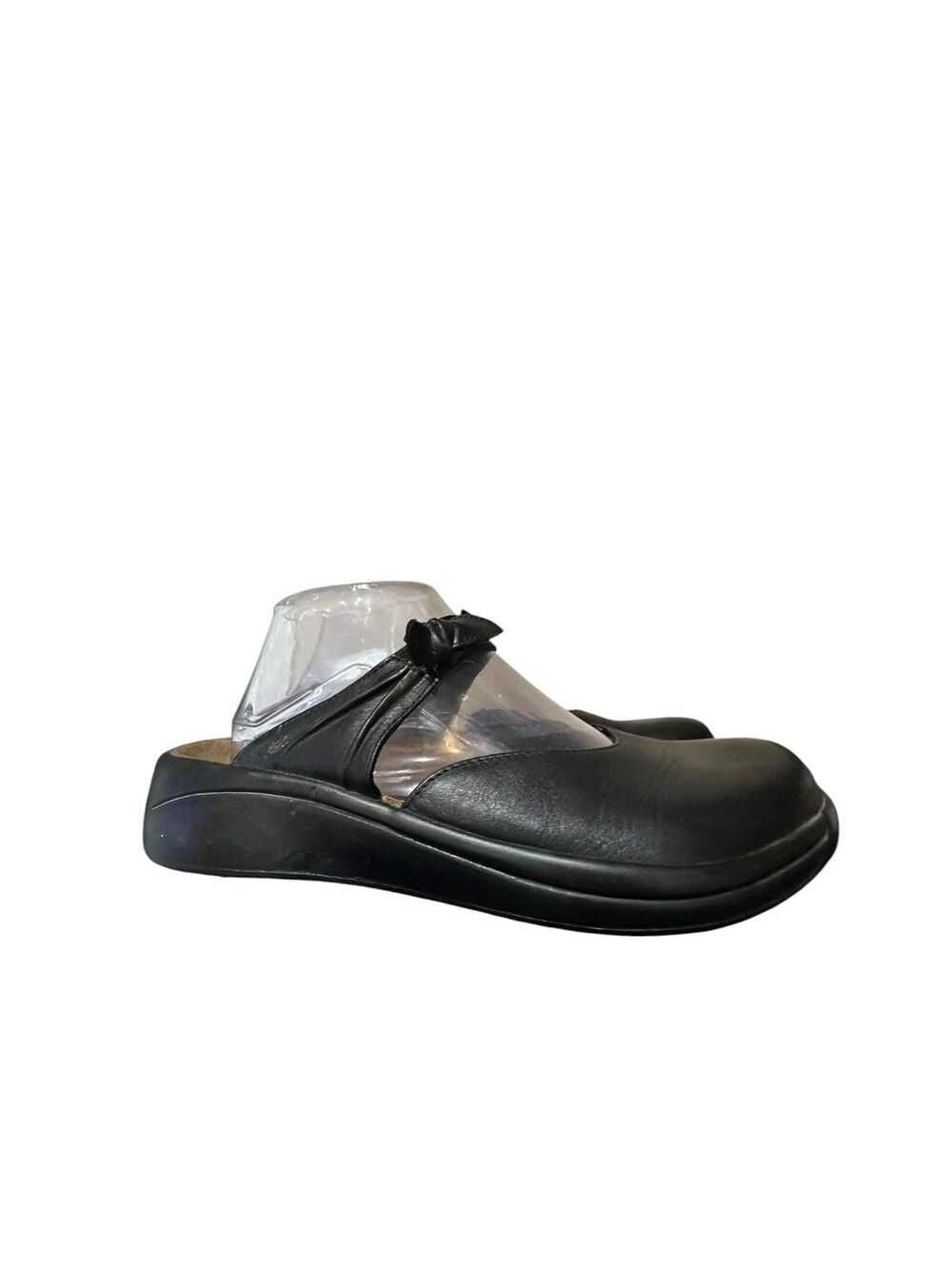 Birkenstock Tatami Black Leather Mary Jane Knot Clog Unisex Size 41 US L 10 M 8